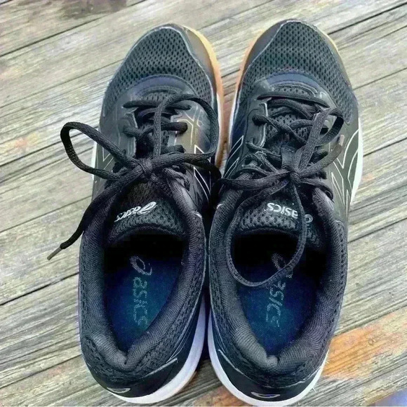 ASICS Gel Rocket Men's Black Sneakers Size 8.5 - Picture 5 of 6